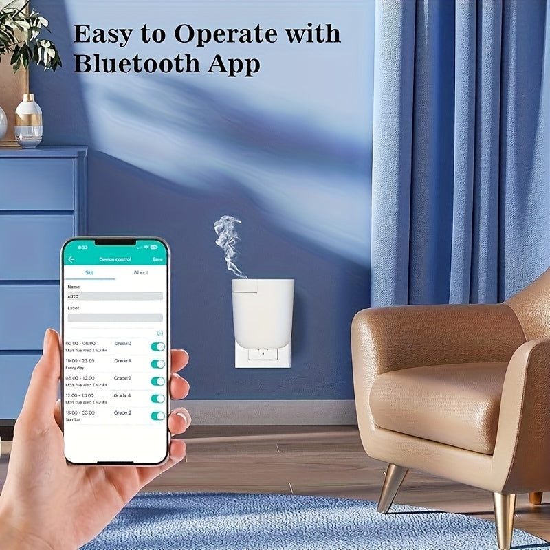 Wireless & Button Control Plug In Waterless Aroma Diffuser Hotel Frangrance Diffuser And Essential Oils Atomizing Efficienc Home Air Freshener | Three Adjustable Modes | Covers Up To 300 Sq.ft And Is Suitable For Various Spaces Including Bedrooms