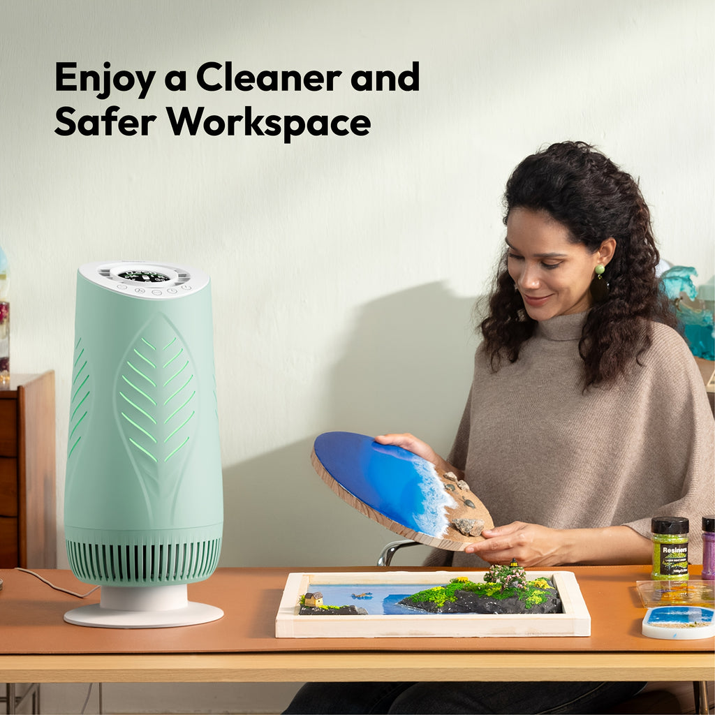 Resiners Purair Epoxy Resin Air Purifier with H13 HEPA Filter, SGS Certified, for Resin Molding & Casting, Epoxy Resin Tools Accessories