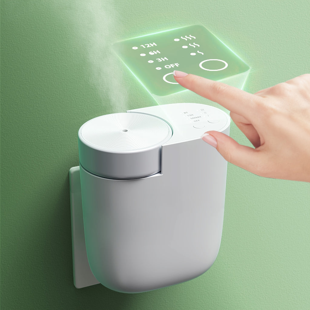 Wireless & Button Control Plug In Waterless Aroma Diffuser Hotel Frangrance Diffuser And Essential Oils Atomizing Efficienc Home Air Freshener | Three Adjustable Modes | Covers Up To 300 Sq.ft And Is Suitable For Various Spaces Including Bedrooms