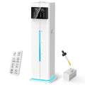 2.4Gal 9L Humidifiers for Large Rooms, Cool Mist Humidifiers for Up to 500ft², Top-Fill Diffuser with Ambient Light, 360° Nozzle, 4 Speed Settings, Remote Control, 60-Hour Runtime, 35dB Quiet Humidifier for Bedroom, Home, Office, and Plants