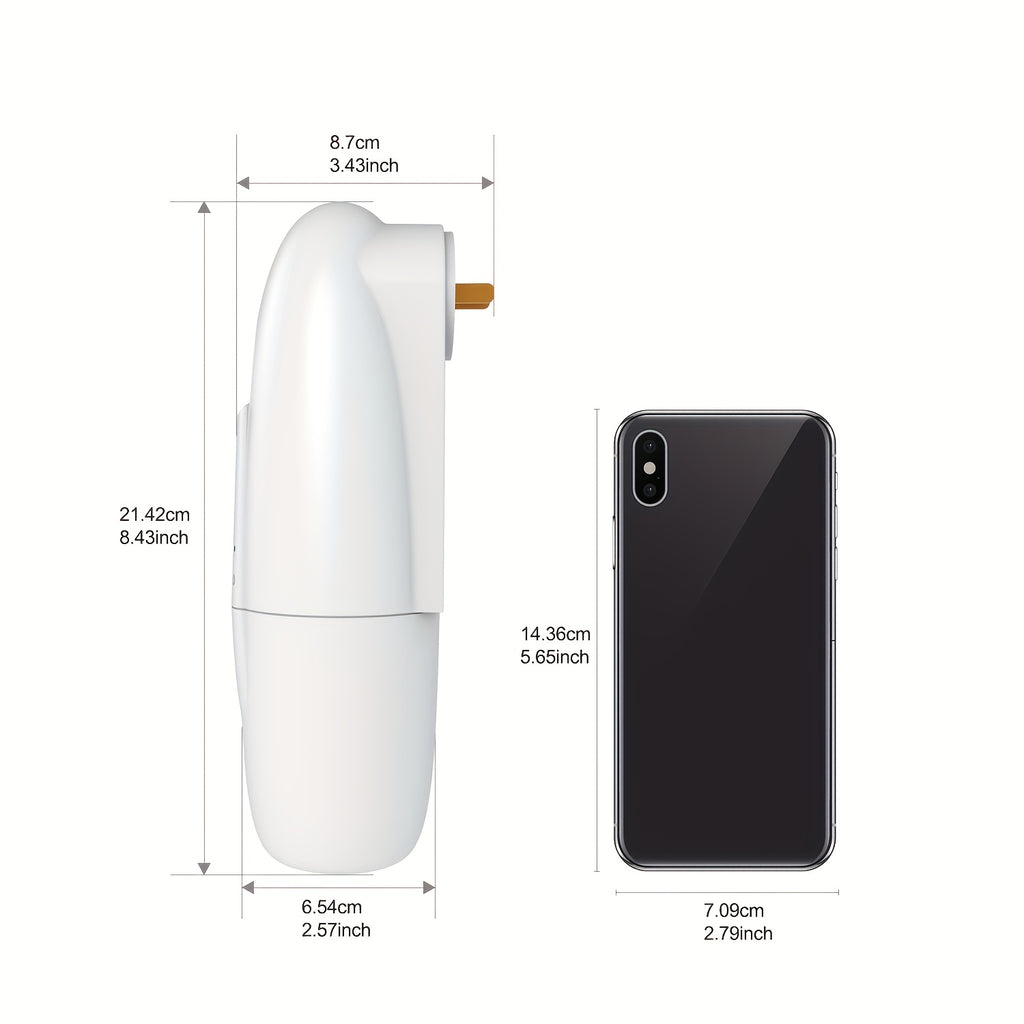 Waterless Essential Oil Diffuser - Scent Diffuser, Plug-in Portable, Oil Diffuser Large Room, Diffuser - Wall Professional Oil Diffuser With 6.76oz Fragrance Oils Optional