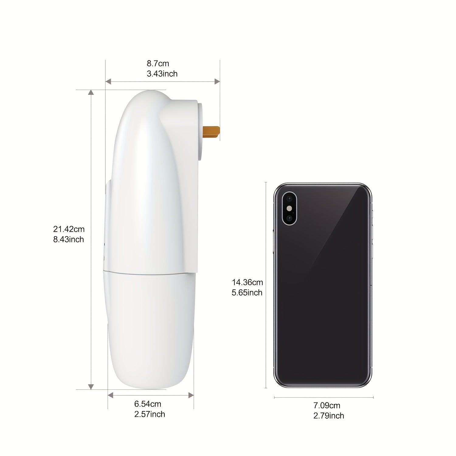 Waterless Essential Oil Diffuser - Scent Diffuser, Plug-in Portable, Oil Diffuser Large Room, Diffuser - Wall Professional Oil Diffuser With 6.76oz Fragrance Oils Optional