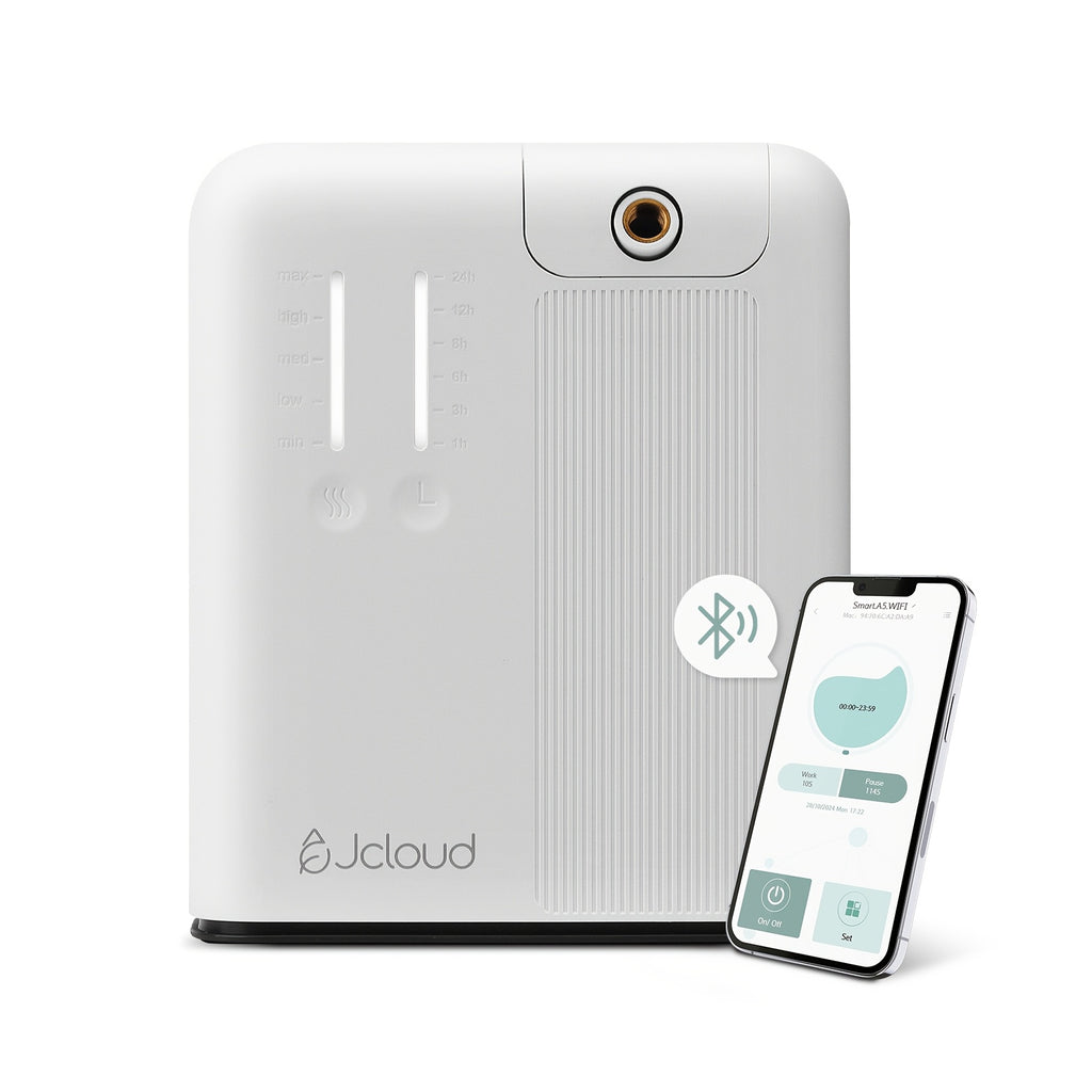 JCLOUD AROMA 2025 Enhanced Smart Scent Air Device for Home, Office, And Hotel - Waterless Cold Air Diffuser Suitable for Areas Up to 1500 Sq Ft, Essential Oil Diffuser, White (Aroma Oil Not Provided)