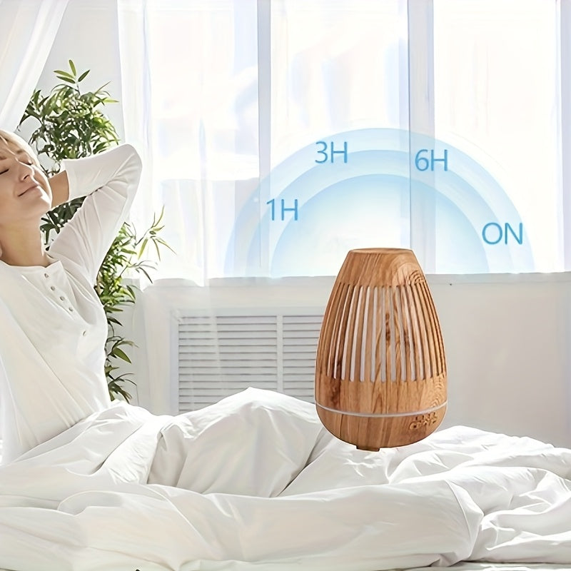 Essential Oil Diffuser 6.76 Oz Spray Humidifier with 7 Color LED Light Automatic Shut Off And Home Fragrance Lamp for Bedroom And Office