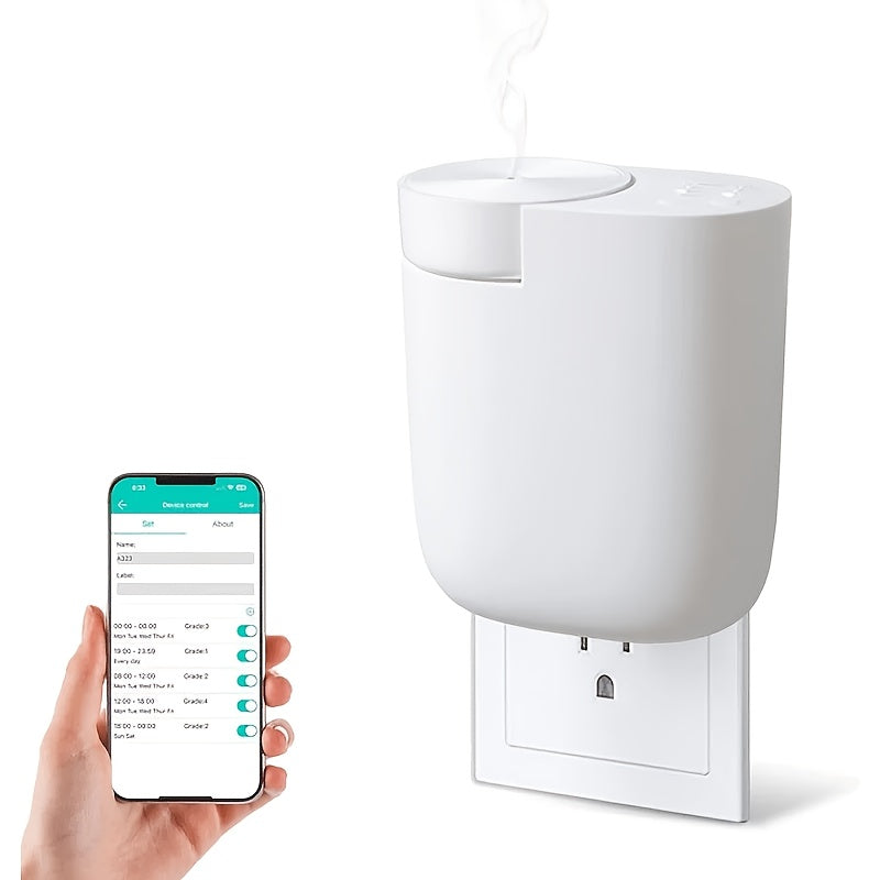 Wireless & Button Control Plug In Waterless Aroma Diffuser Hotel Frangrance Diffuser And Essential Oils Atomizing Efficienc Home Air Freshener | Three Adjustable Modes | Covers Up To 300 Sq.ft And Is Suitable For Various Spaces Including Bedrooms