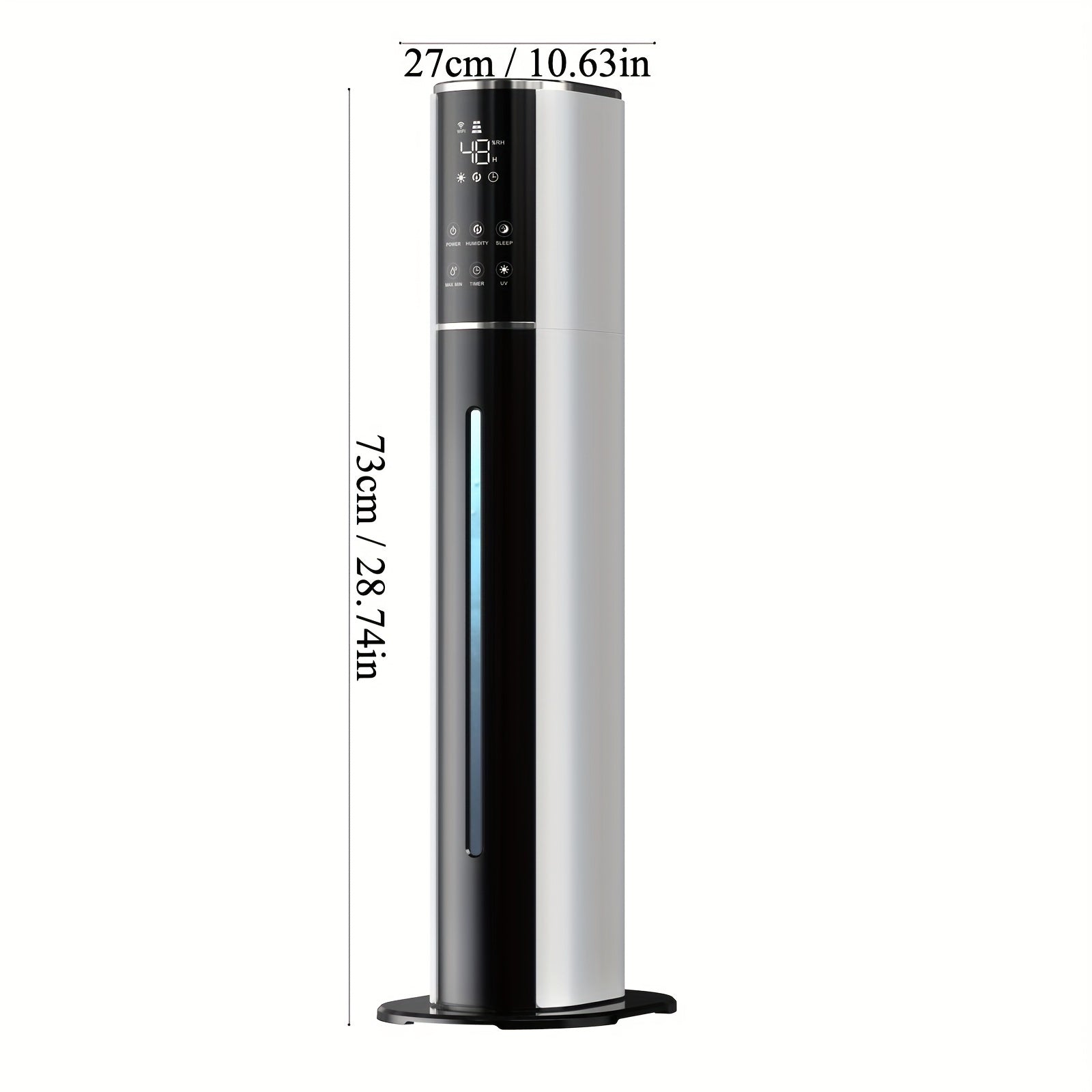 KELOPA 2.38gal Soundwave Technology Cool Mist Humidifier | Top Fill | Smart Humidity Control | Sleep Mode | Ideal for Home, Large Rooms, Bedrooms, Offices, And Plants | Covers 600ft²+