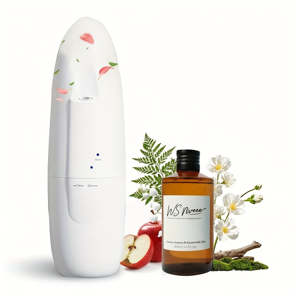 Waterless Essential Oil Diffuser - Scent Diffuser, Plug-in Portable, Oil Diffuser Large Room, Diffuser - Wall Professional Oil Diffuser With 6.76oz Fragrance Oils Optional