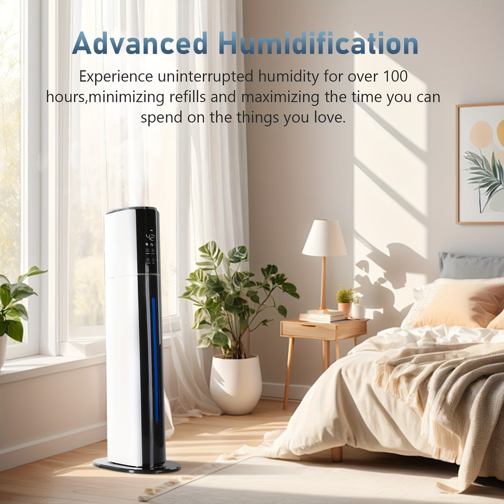 KELOPA 2.38gal Soundwave Technology Cool Mist Humidifier | Top Fill | Smart Humidity Control | Sleep Mode | Ideal for Home, Large Rooms, Bedrooms, Offices, And Plants | Covers 600ft²+