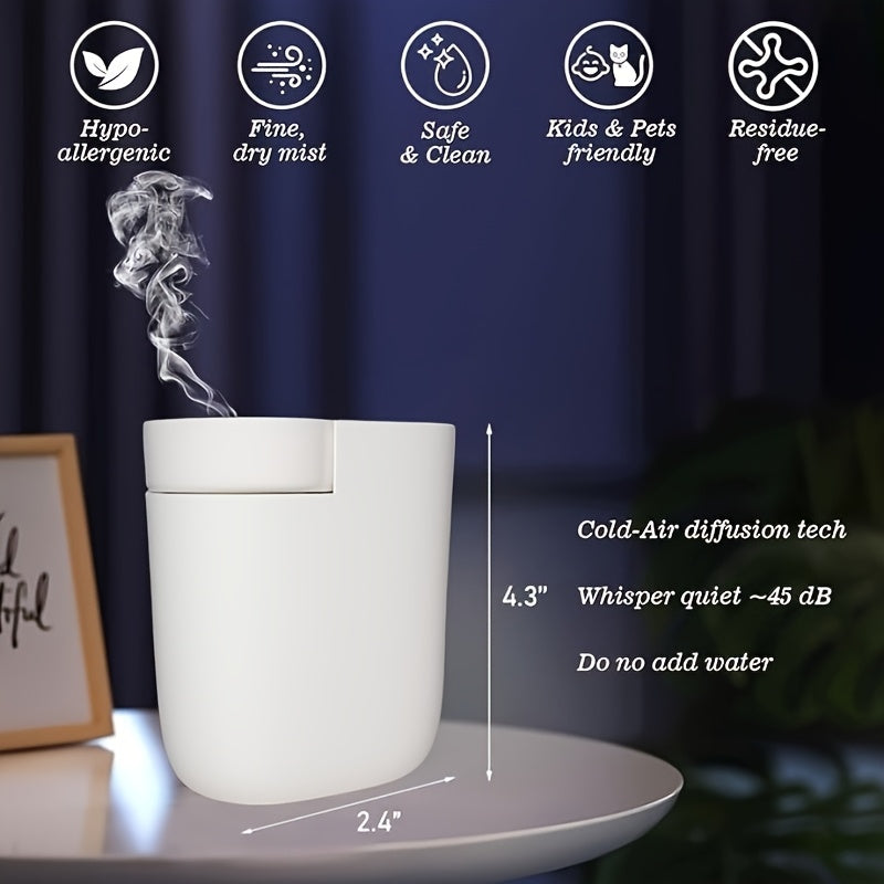 Wireless & Button Control Plug In Waterless Aroma Diffuser Hotel Frangrance Diffuser And Essential Oils Atomizing Efficienc Home Air Freshener | Three Adjustable Modes | Covers Up To 300 Sq.ft And Is Suitable For Various Spaces Including Bedrooms