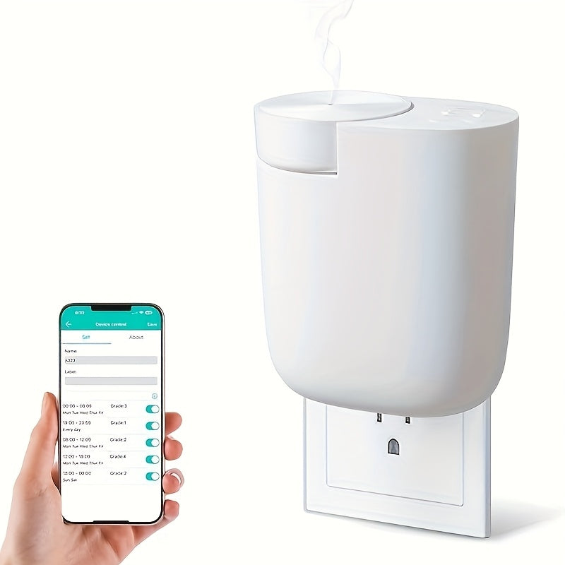 Wireless & Button Control Plug In Waterless Aroma Diffuser Hotel Frangrance Diffuser And Essential Oils Atomizing Efficienc Home Air Freshener | Three Adjustable Modes | Covers Up To 300 Sq.ft And Is Suitable For Various Spaces Including Bedrooms