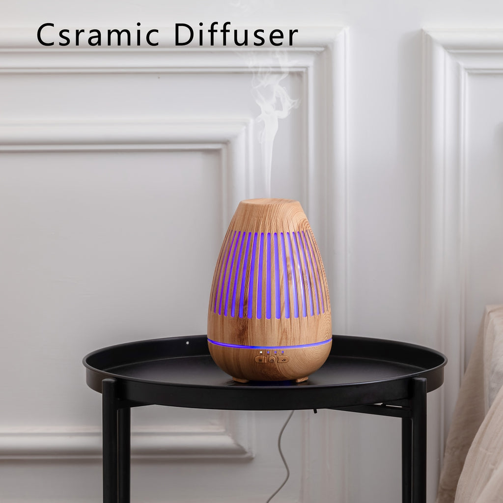 Essential Oil Diffuser 6.76 Oz Spray Humidifier with 7 Color LED Light Automatic Shut Off And Home Fragrance Lamp for Bedroom And Office