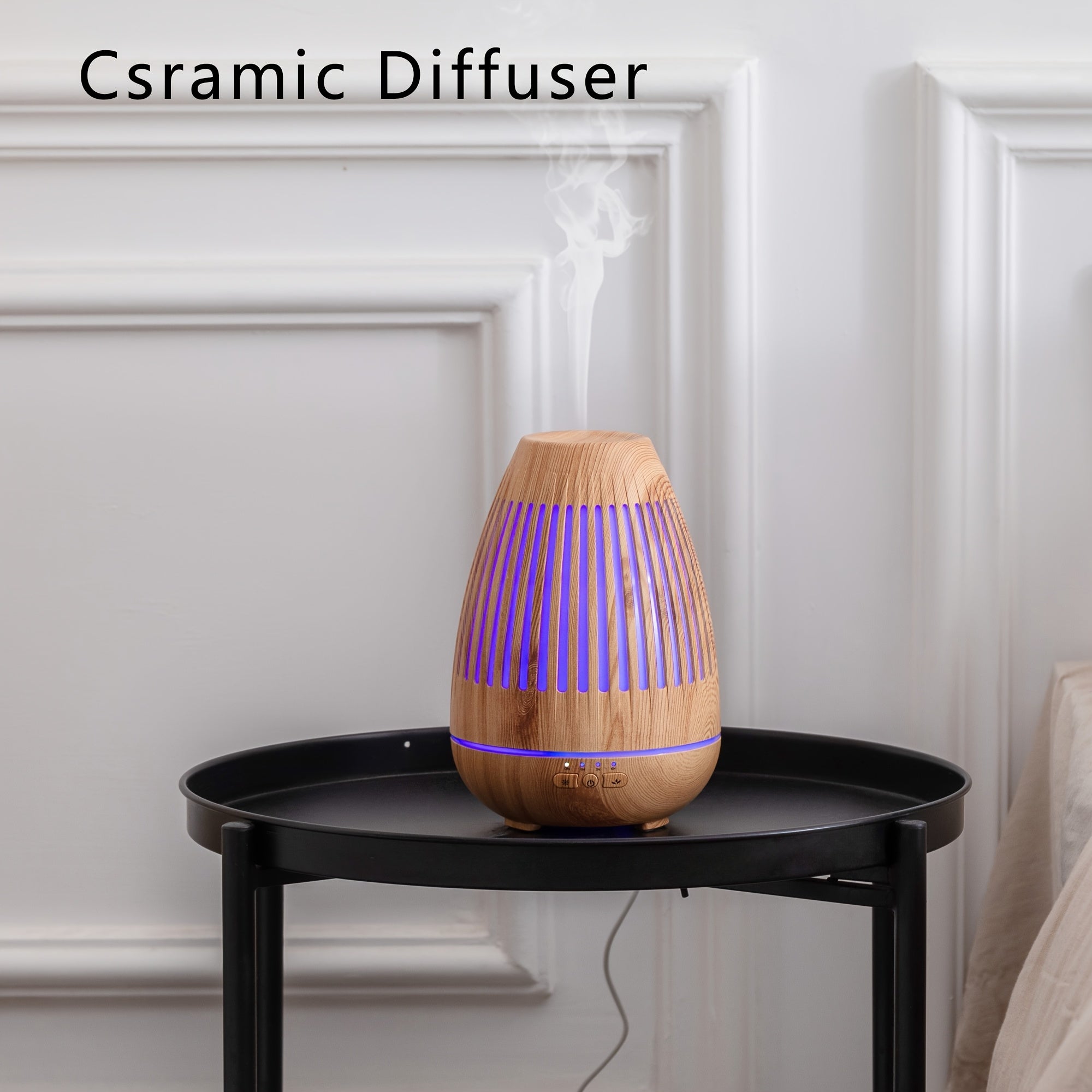 Essential Oil Diffuser 6.76 Oz Spray Humidifier with 7 Color LED Light Automatic Shut Off And Home Fragrance Lamp for Bedroom And Office