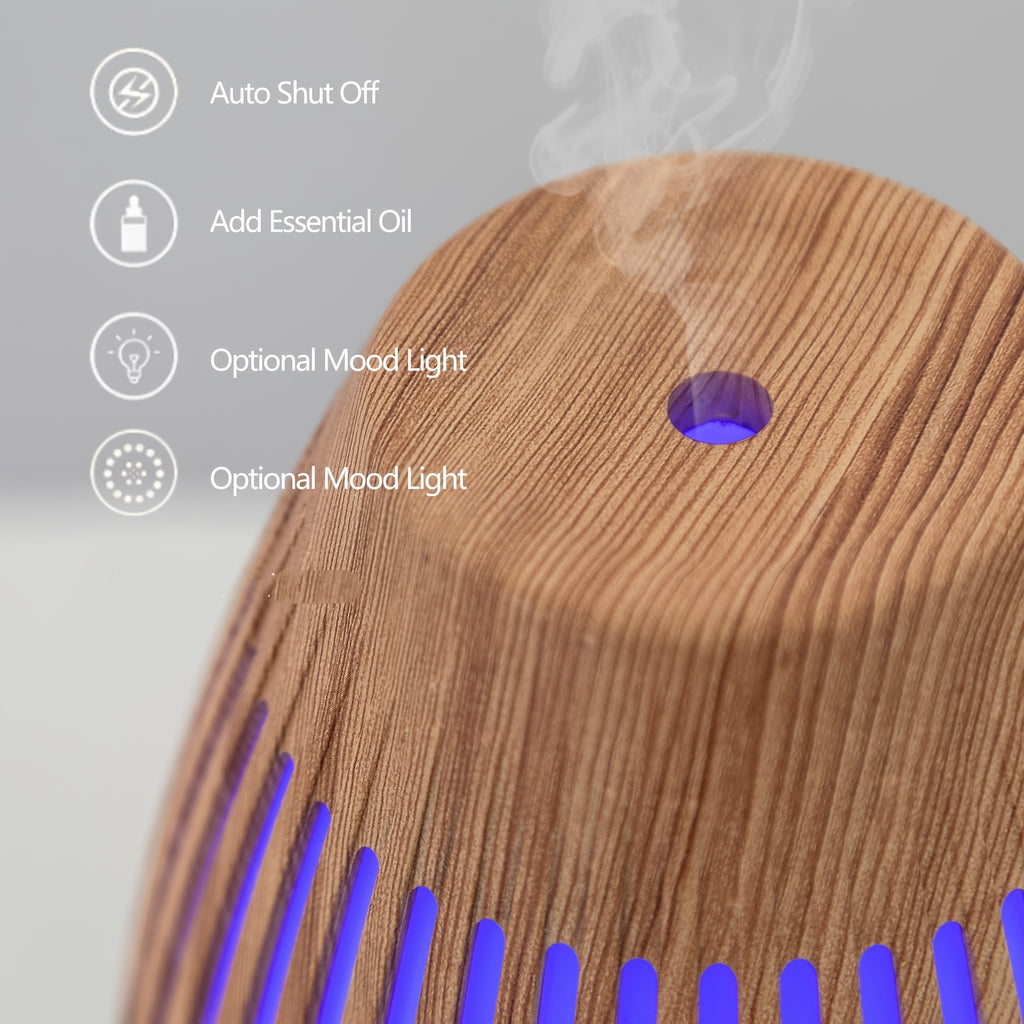 Essential Oil Diffuser 6.76 Oz Spray Humidifier with 7 Color LED Light Automatic Shut Off And Home Fragrance Lamp for Bedroom And Office