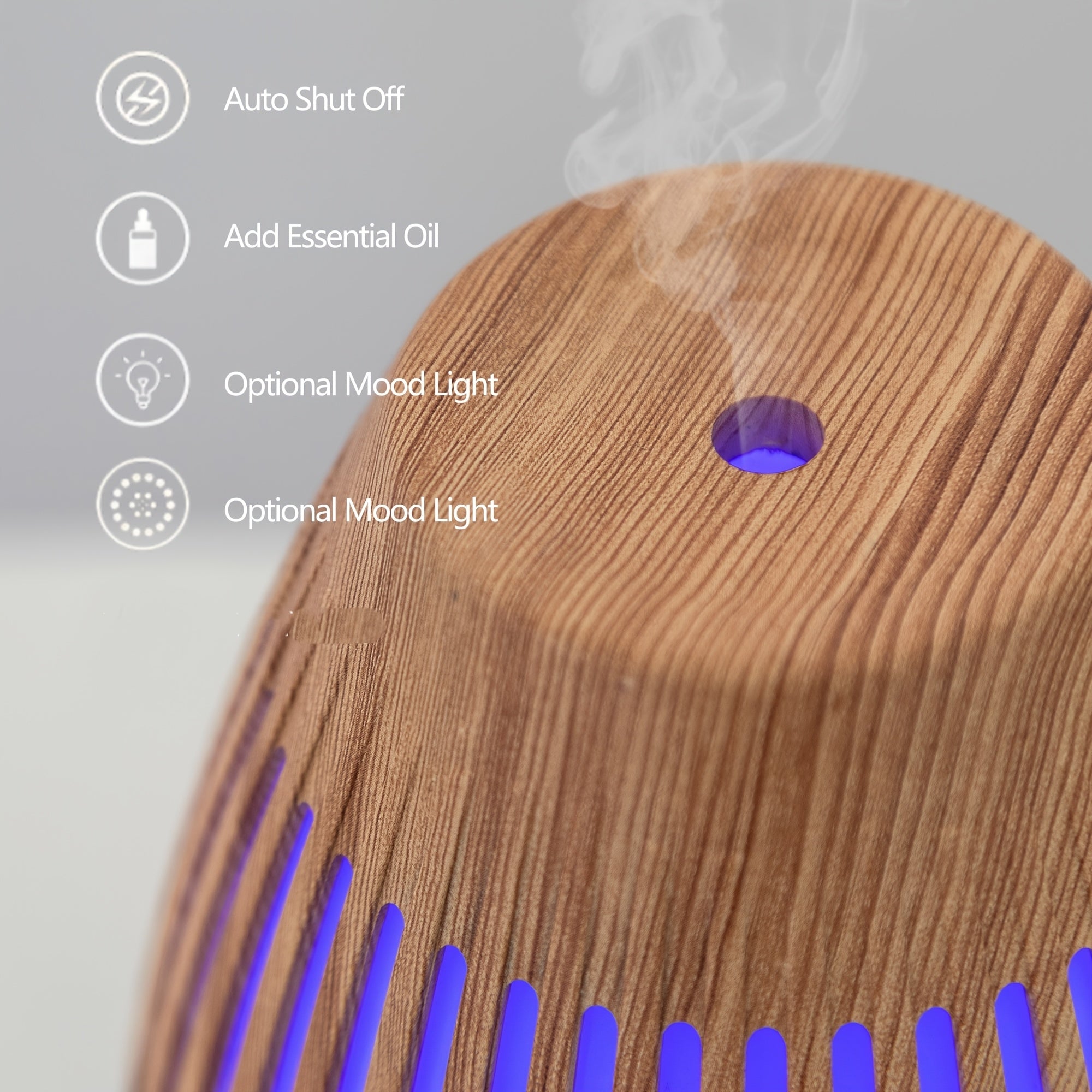 Essential Oil Diffuser 6.76 Oz Spray Humidifier with 7 Color LED Light Automatic Shut Off And Home Fragrance Lamp for Bedroom And Office